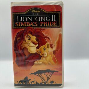 Disneys The Lion King II: Simbas Pride VHS 1998 Clamshell Edition Animated